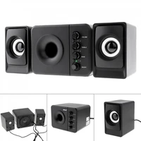 stereo speaker subwoofer computer speaker with 3 5mm audio plug and usb power plug for desktop pc laptop mp3 cellphone mp4 d 205