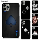 Чехол Ace of Spades для iPhone 12 Pro Max 13 mini XR X XS Max 11 Pro Max 5S 6S 8 7 Plus SE 2020