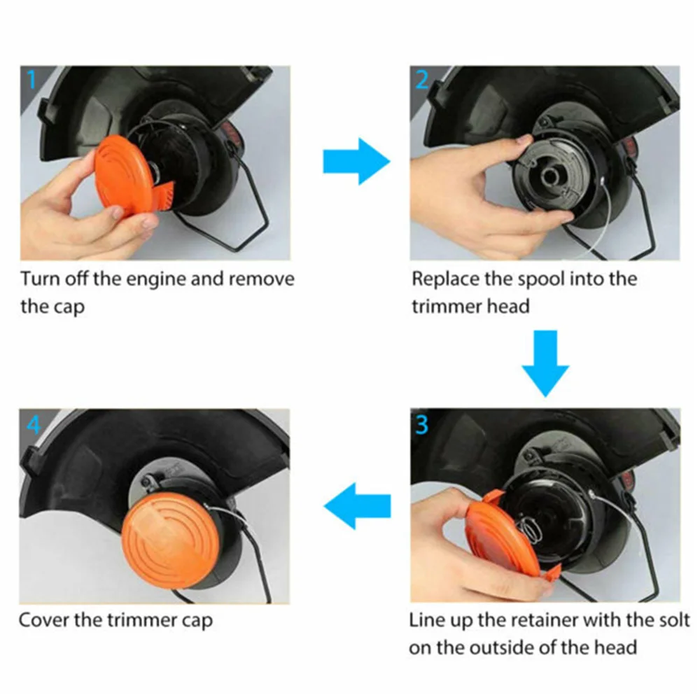 Триммеры для Black & Decker AF 10 GH400 GH500 GH600 GH610 GH900 GH912 ST6600 ST7000 3*30 футов 0 065 дюйма|Детали