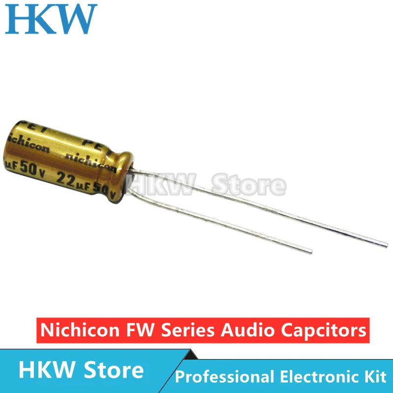 Электролитические конденсаторы NICHICON 50 мкФ 5x11 мм 10 шт. |