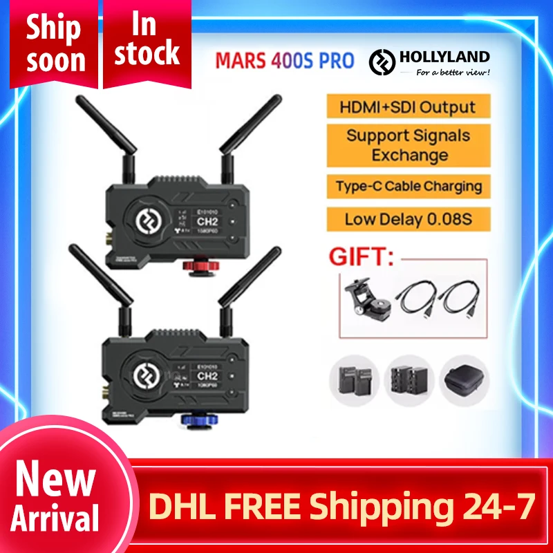 HDMI кабель Hollyland MARS 400S PRO совместимый с sdi беспроводной приемник изображения HD 1080P