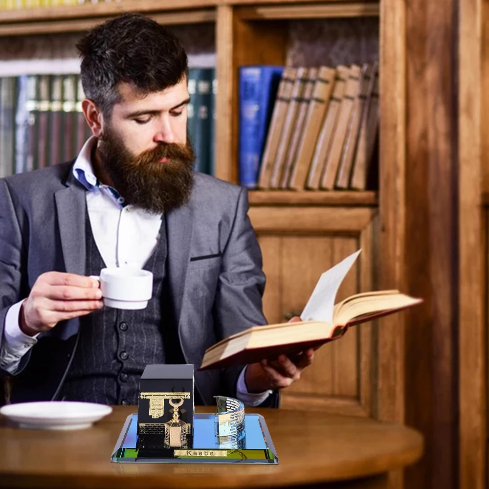 Мусульманская позолоченная модель Кааба из трех частей мусульманские