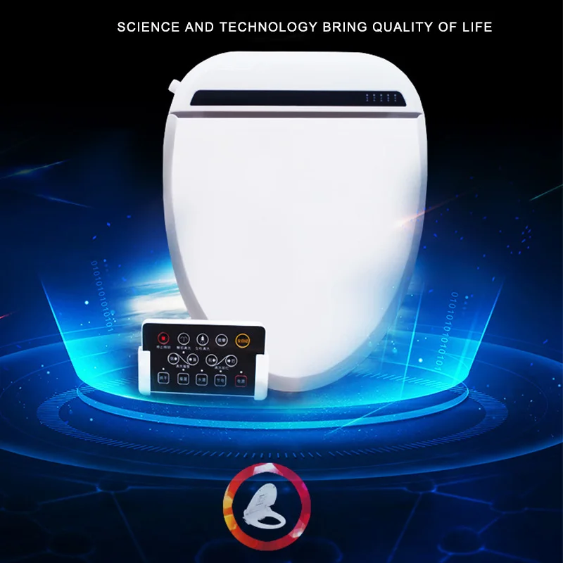 Wetips Remote Control Toilet Cover Smart Seat With Heating Helps Detoxify Warm Wash Electronic Intelligent Bidet | Обустройство дома
