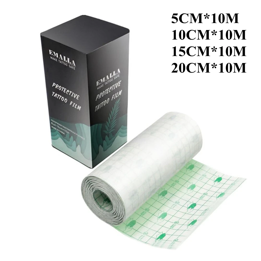 

Tattoo Film 10M Waterproof Tattoo Aftercare Protective Skin Healing Tattoo Bandages Repair Film Tattoo Accessories Tattoo Supply