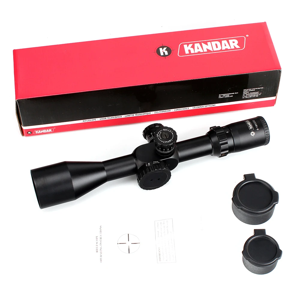 KANDAR 6-18X50Q первый фокусный самолет охотничий прицел Боковая регулировка