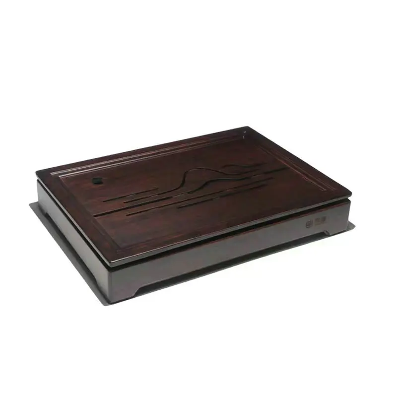 Бамбуковый чайный поднос King Tea Mall с резервуаром для воды дренажное отверстие