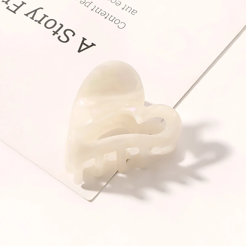 

Korea INS geometric Love Temperament Acetic Acid Love Clip Female Curly Hair Ponytail Hair Clip Hair Accessories Hair Claws Clip