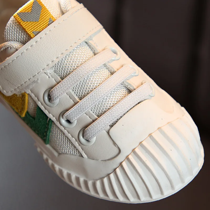 Кроссовки детские из дышащей сетчатой кожи с плюшевой подкладкой | Детская