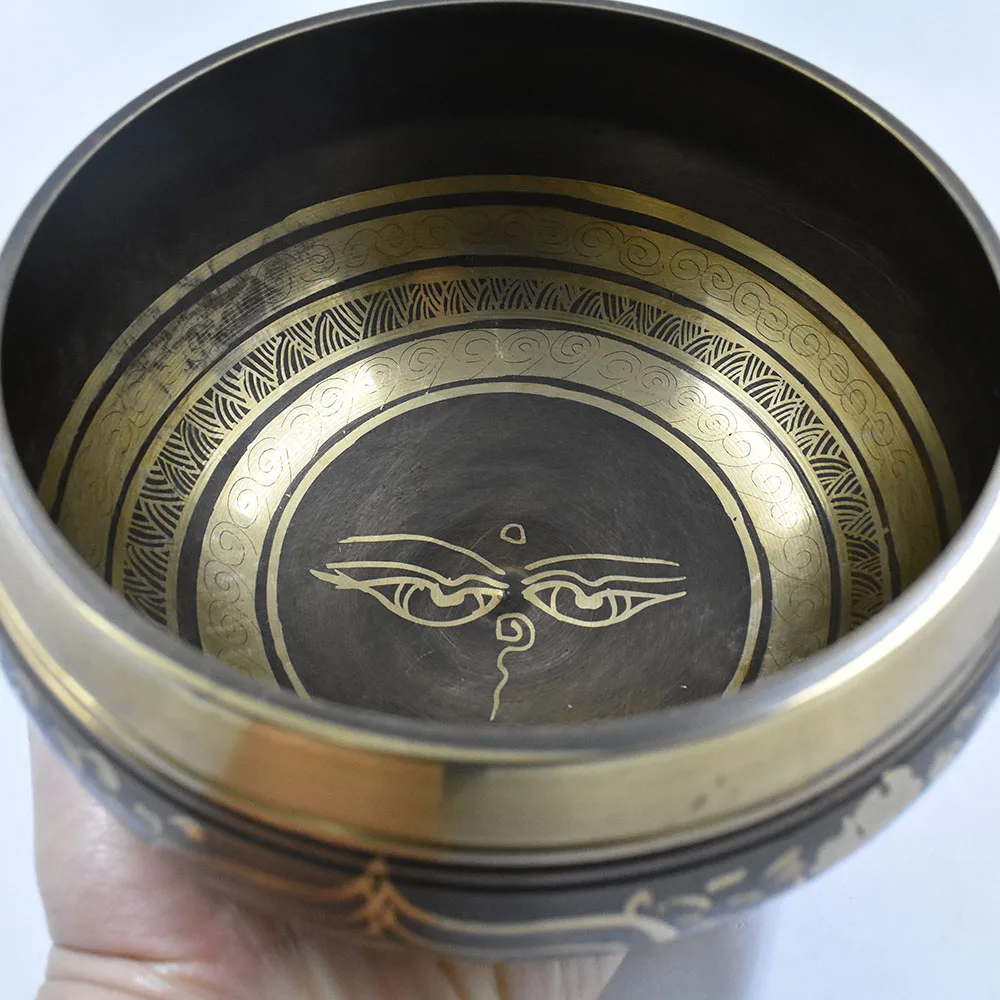Тибетские поющие чаши с кипящей водой Mantra OM для медитации йоги|Миски и тарелки| |