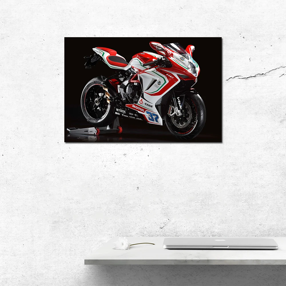 MV Agusta F3 800 RC Супермотоцикл Декоративные настенные художественные постеры и