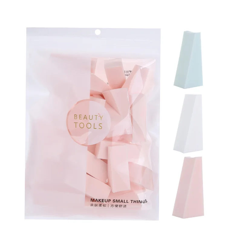 

Trapezoid Makeup Sponge Puff Wet And Dry Dual Purpose Makeup Tool Only Flutter Bag
