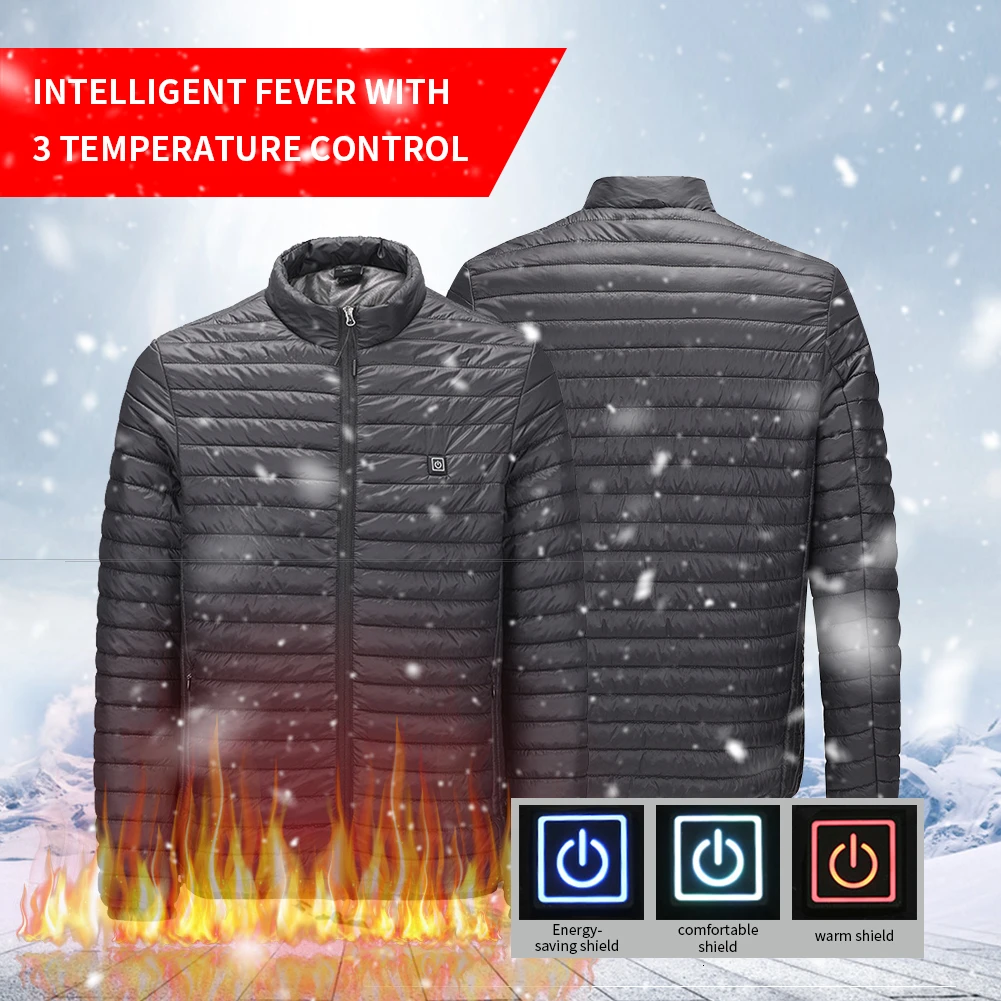 Куртки с подогревом наружный жилет пальто USB электрическим аккумулятором
