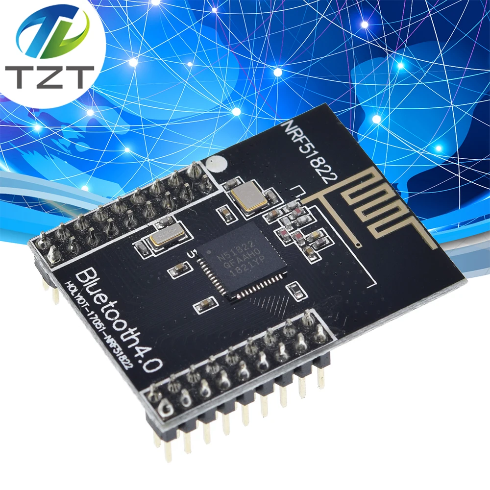 Модуль беспроводной связи TZT NRF51822 2 4G модуль Bluetooth/модуль zigbee/DMX512 | Электронные