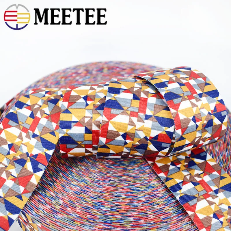 Meetee 4 метра 50 мм полиэстер ткань кружевная лента для рукоделия ремешок сумки