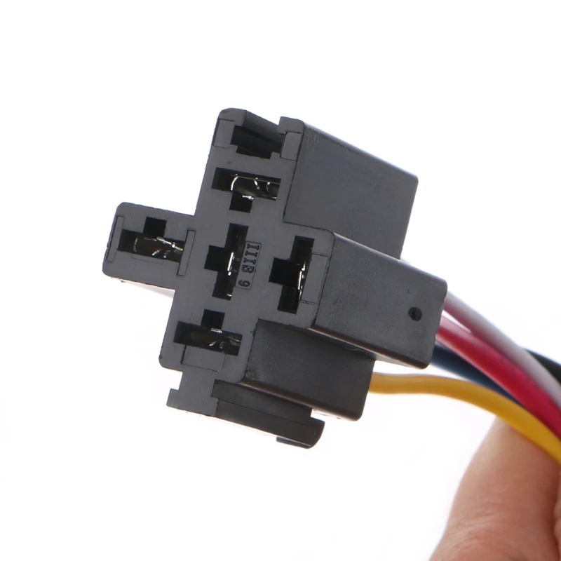 Предварительно проводной 5 Pin релейный монтажный базовый держатель гнезда 12V 24V