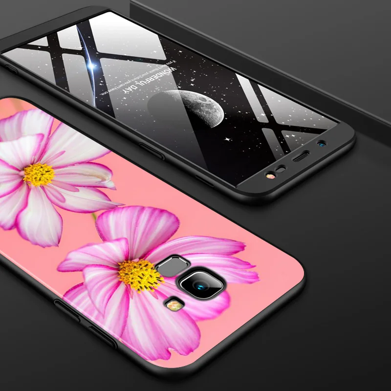

Rose lotus flower For Samsung Galaxy J2 J3 J4 Core J5 J6 J7 J8 Prime Duo Plus 2018 2017 2016 Black Phone Case