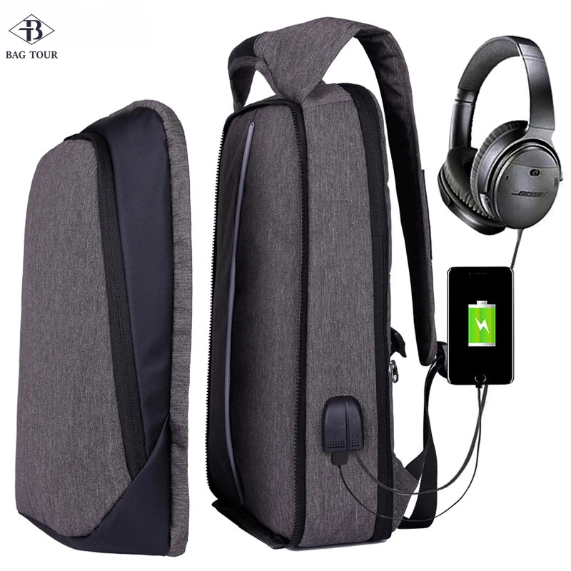 

Men Business Working Commuting Backpack Detachable Removable Collapsible Oxford Durable Trendy Bags Laptop 17inch School bBag