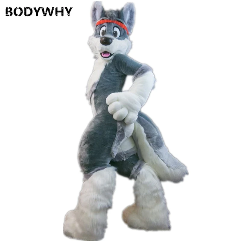 Фурсьют Хаски талисман костюмы Косплэй вечерние игра маскарадный наряд рекламы