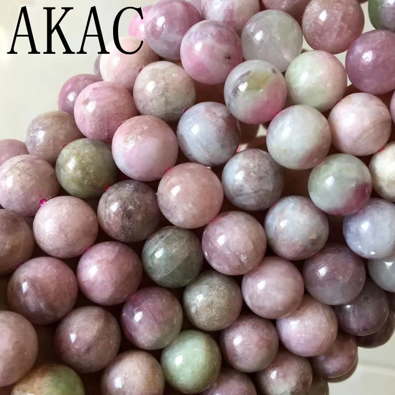 

Approx11-11.5mm 100% Natural rarely pink tourmaline gemstone bracelets smooth round beads for women men bracelet