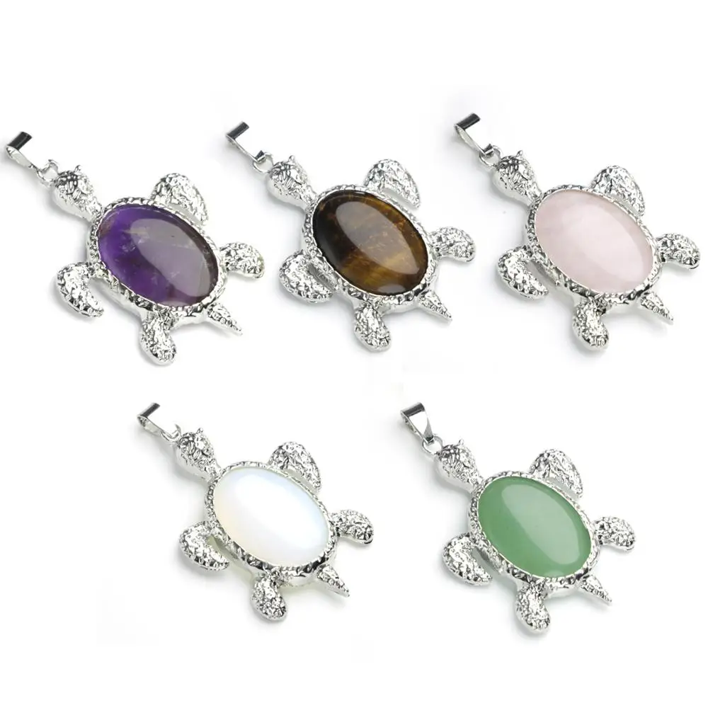 Здоровый черепаха для долголетия кулон ожерелье мужчин и женщин камень