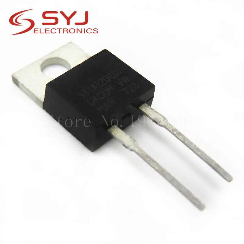 

10pcs/lot STTH12R06D STTA1206DI STTA1206D TO-220-2 In Stock