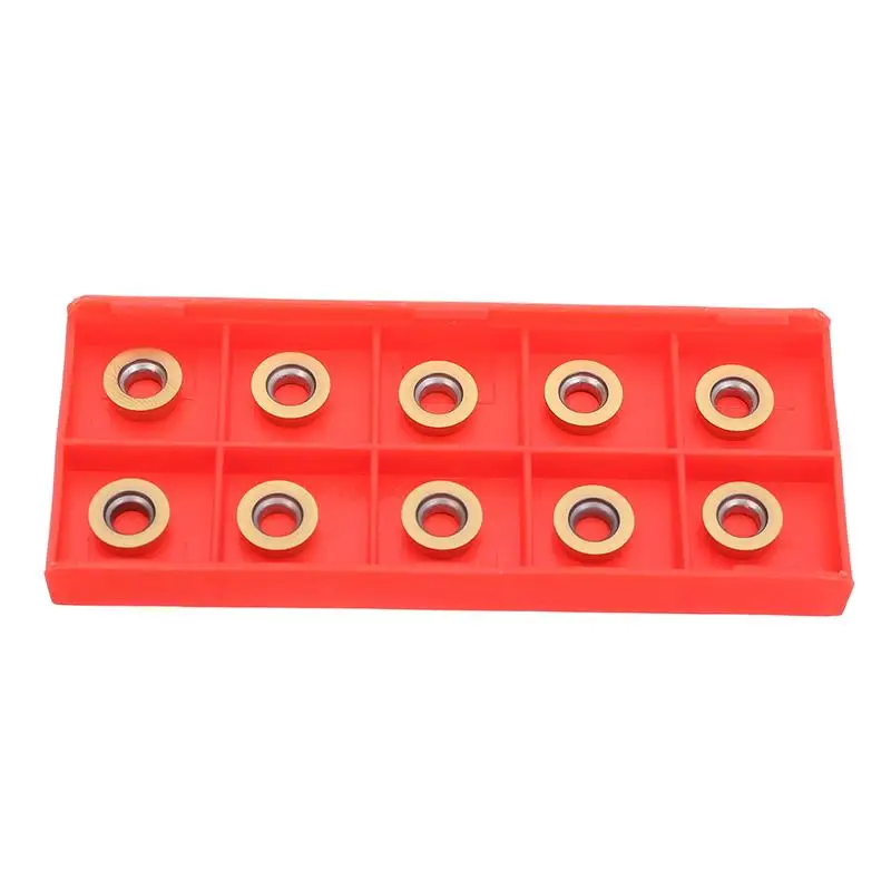 

SRAPR1616H10 CNC Milling Machine External Lathe Blade Holder Mayitr Drilling Tool + 10pcs RPMT10T3MO Inserts