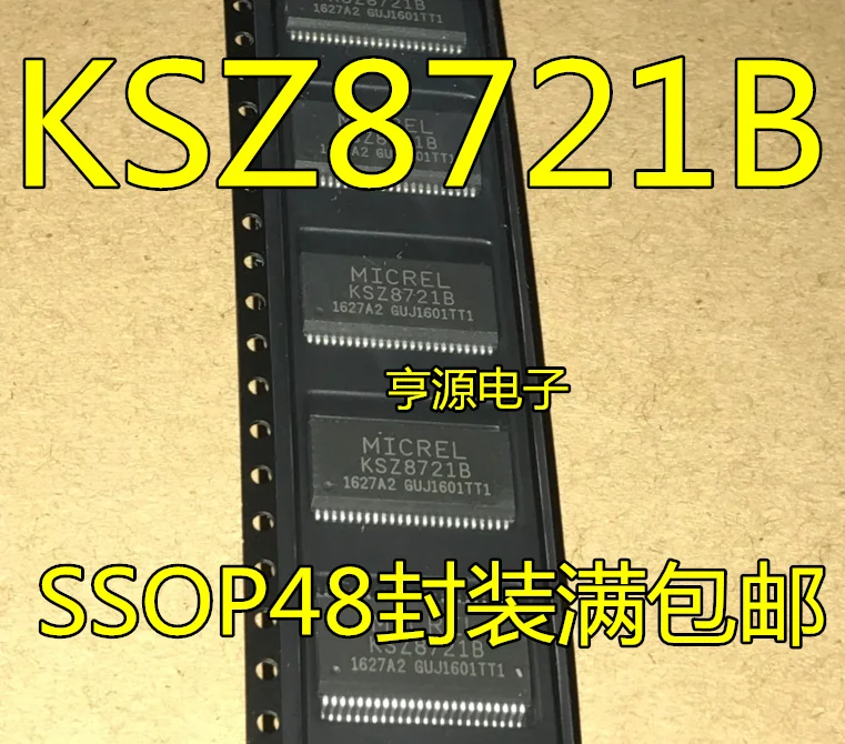 100% новый и оригинальный KSZ8721 KSZ8721B SSOP48 Запасные части  | Запасные части -4001111072176