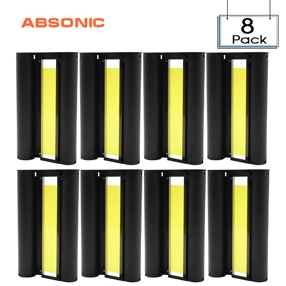 Картриджи для принтеров Canon Selphy 8 шт. картриджи 6 дюймов 108 CP910 CP1200 CP900 CP1300 |