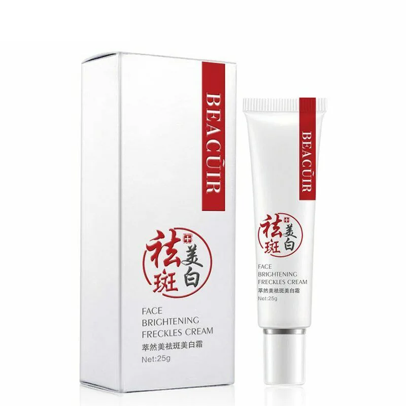 Веснушка крем для лица против морщин пятна темная пигментация кожи отбеливающий