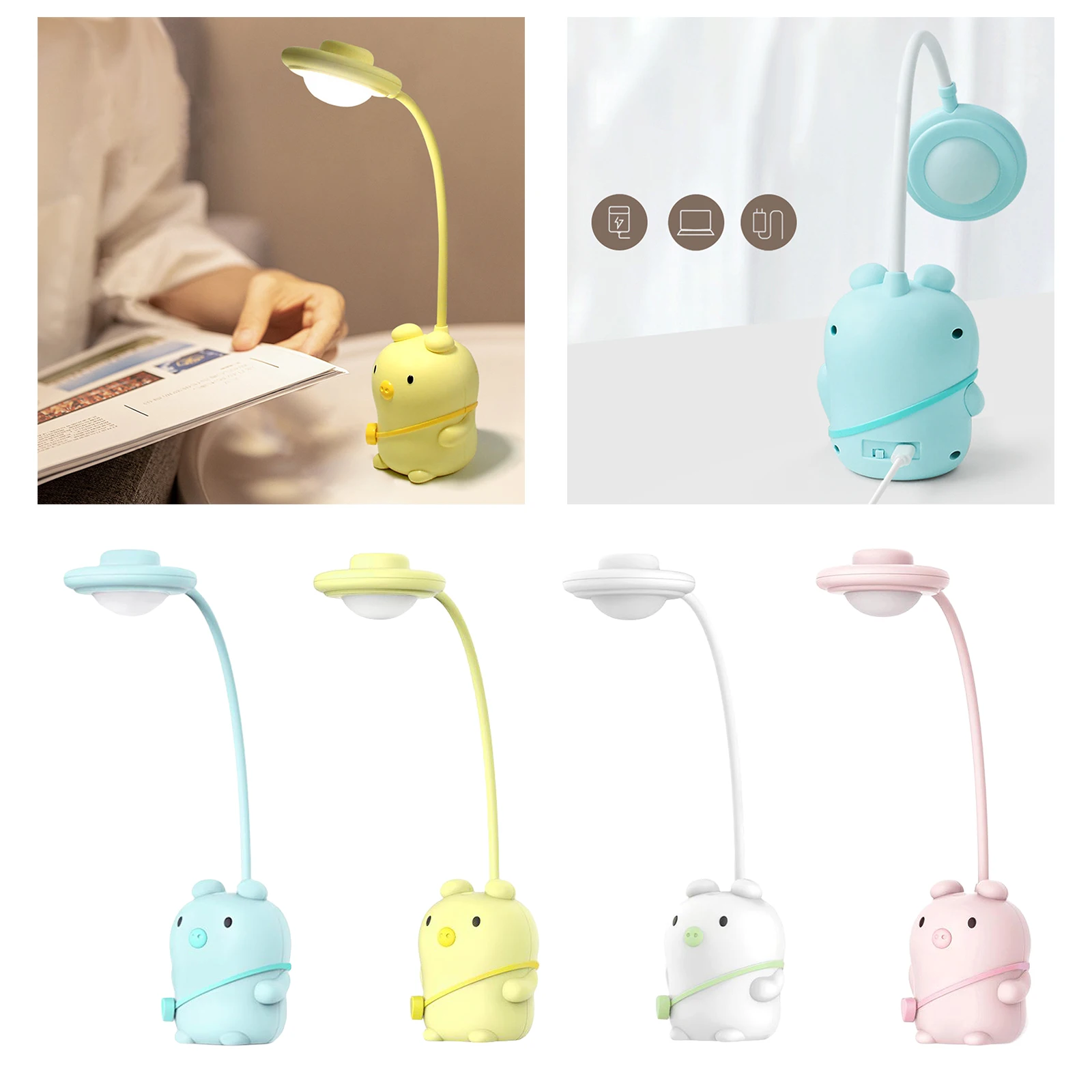 

Desk Lamp Eye Protection LED Lamp Flexible Bedside Table Desk Lamp LED Reading Desk Lights