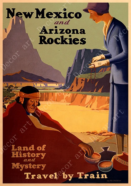 Американский город Нью Йорк путешествия холст живопись винтажные настенные