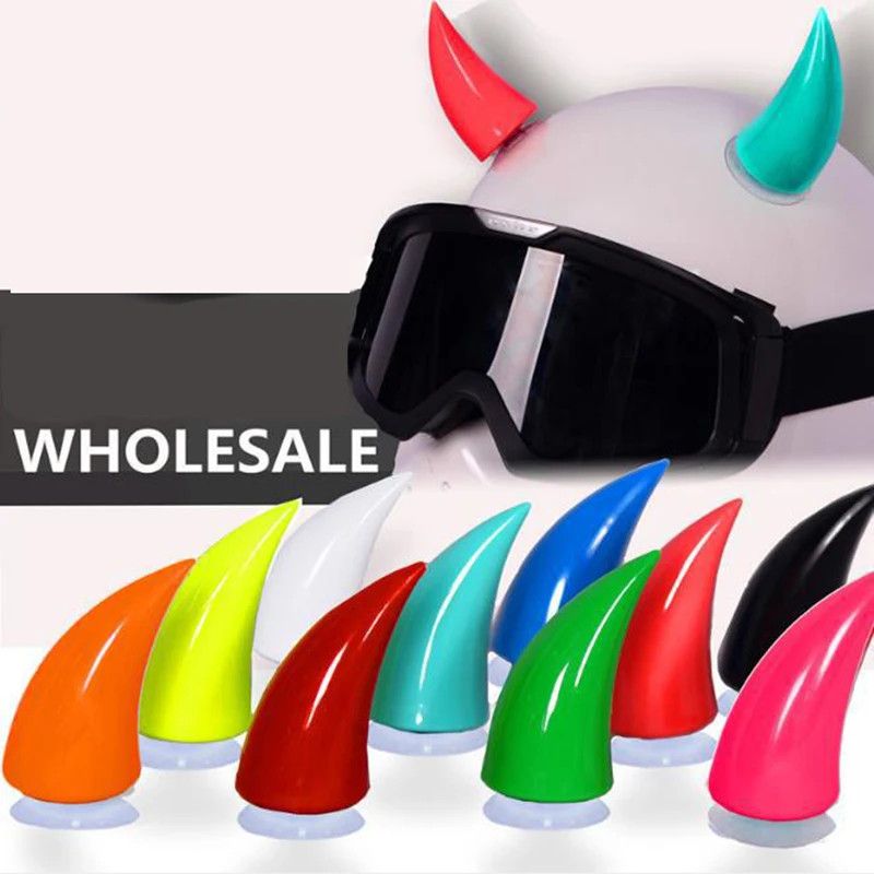 Автомобильный мотоциклетный шлем Дьявол Рог Мотокросс на все лицо внедорожный