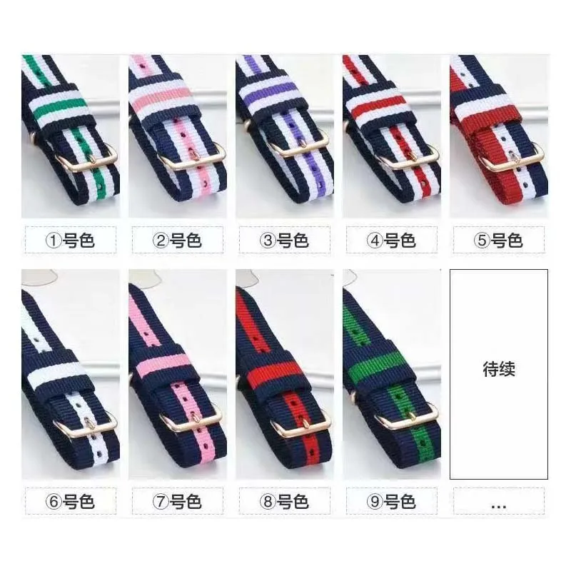 

Alternative Nylon Strap for DW Watch Color Wrist Strap Simple and Exquisite Nylon Watch Strap Watch Strap Accessories