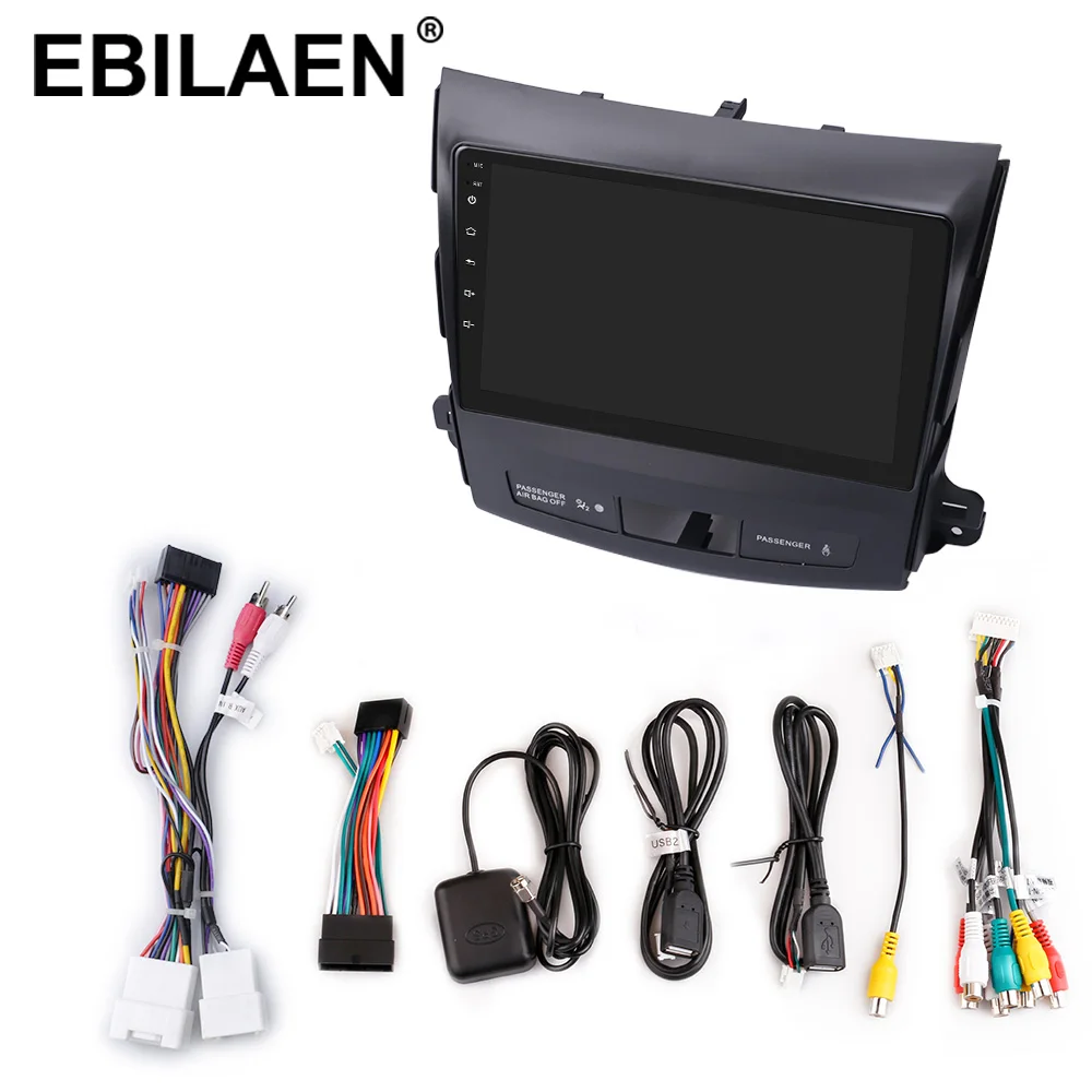 YUEMAIN автомобильный DVD мультимедийный плеер для Mitsubishi Outlander XL/2 2005- 2din Android 8,1 радио магнитофон навигация gps