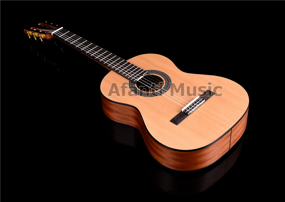 Afanti Музыка 36 дюймов красная сосна и Сапеле Классическая гитара(ACL-1563