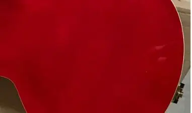 Бесплатная доставка новая гитара с F-образным отверстием джазовая Красная bigsby