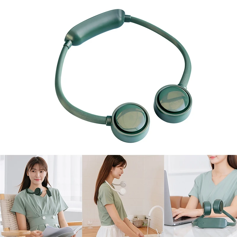 

G2 USB Leafless Hanging 4800Mah Battery Personal Around the Neck Fan