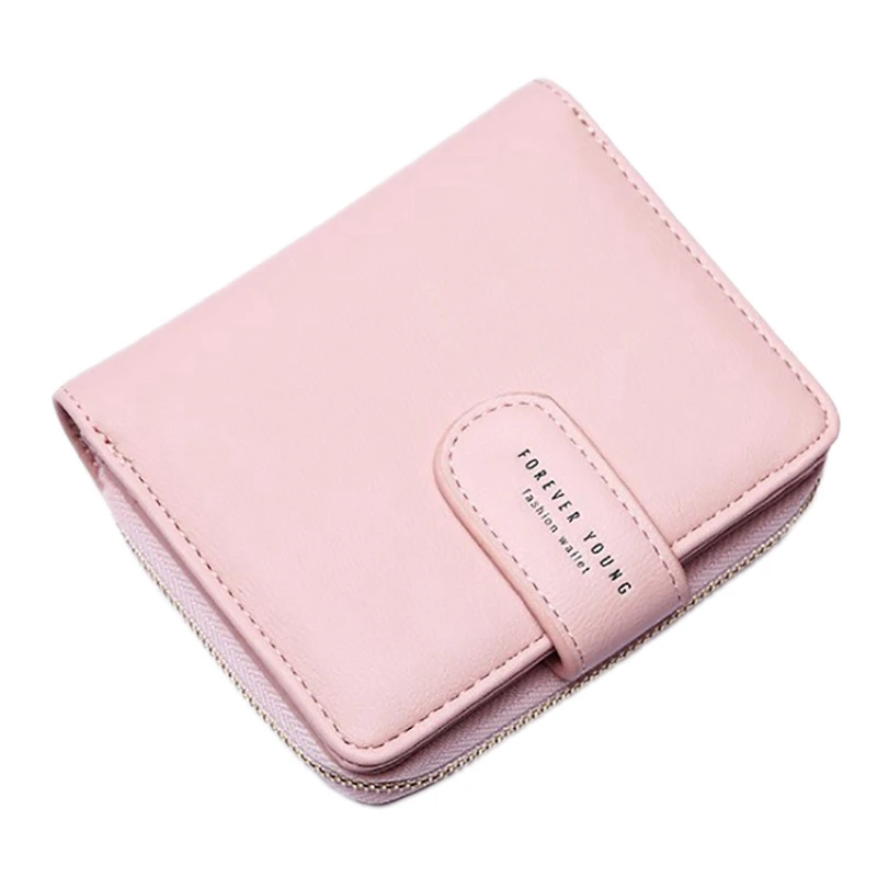

Women's PU Leather Coin Purse Folding Simple Travel Wallet Soft Soft Elegant Durable