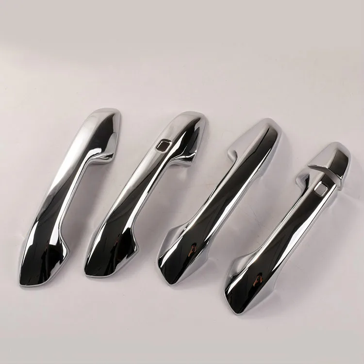 

New Chrome Car Door Handle Cover Trim Sticker For Kia Cerato k3 2019 2020 Car Styling Accessories Decal Overlays