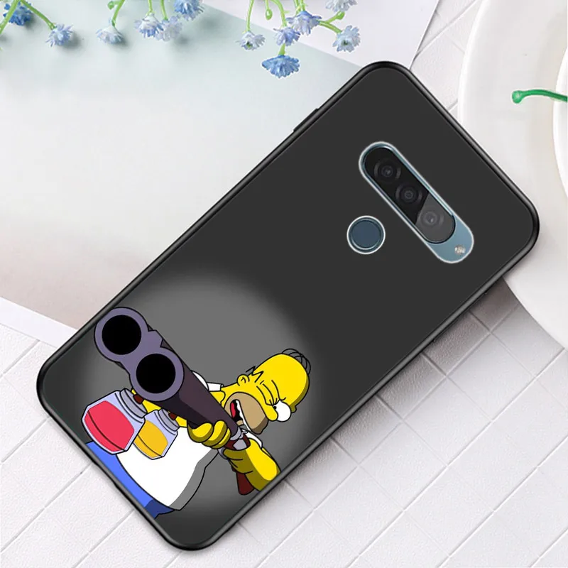 Чехол Simpsons для Google Pixel 6 Pro 5 5A 4 4A XL чехол LG Q60 V60 V50 V50S V40 V35 V30 черный мягкий телефона |