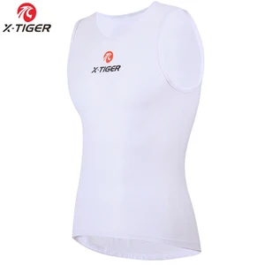 X-Tiger Men's Cycling Base Layers 2021 MTB Bike Cool Mesh Superlight Vest Breathable Short Sleeves Cycling Shirt Undershirt