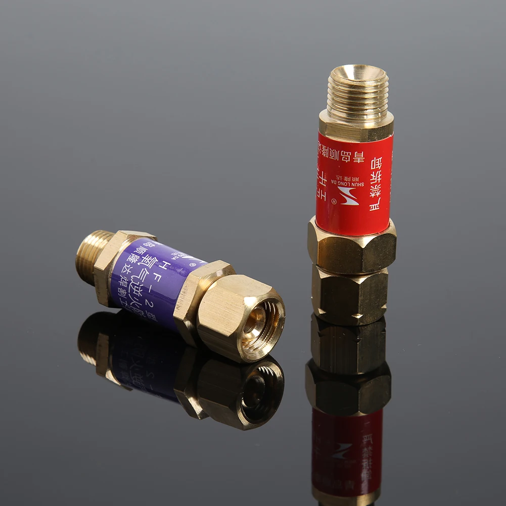 2 шт. кислородная ацетиленовая предохранительный затвор топлива Безопасность