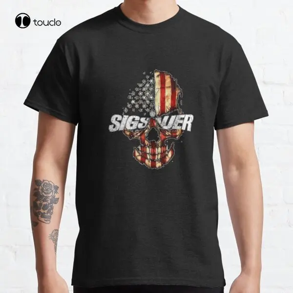 

New American Skull Beast Classic T-Shirt Tee Shirt 100% Cotton Summer For Man Unisex