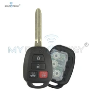 remtekey fits for toyota hyq12bdm 4 button remote key fob 89070 0642106420 fob key 4 button 314 4mhz with h chip car key
