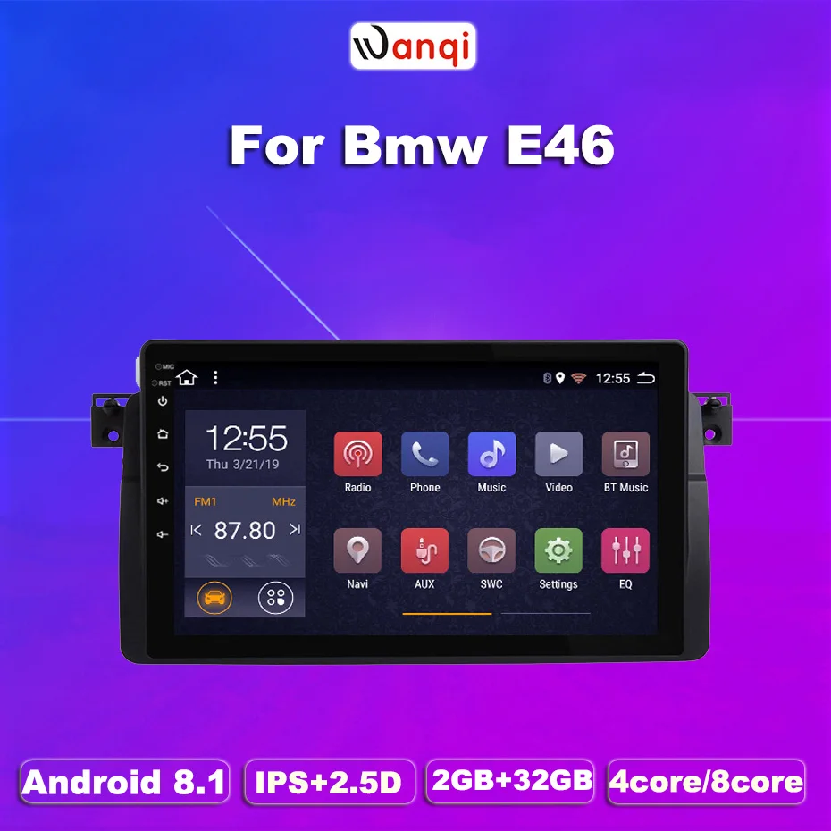 2 Гб ОЗУ 32 ПЗУ Android 8 1 для BMW E46 M3 318/320/325/330/335 радио мультимедиа стерео автомобильный