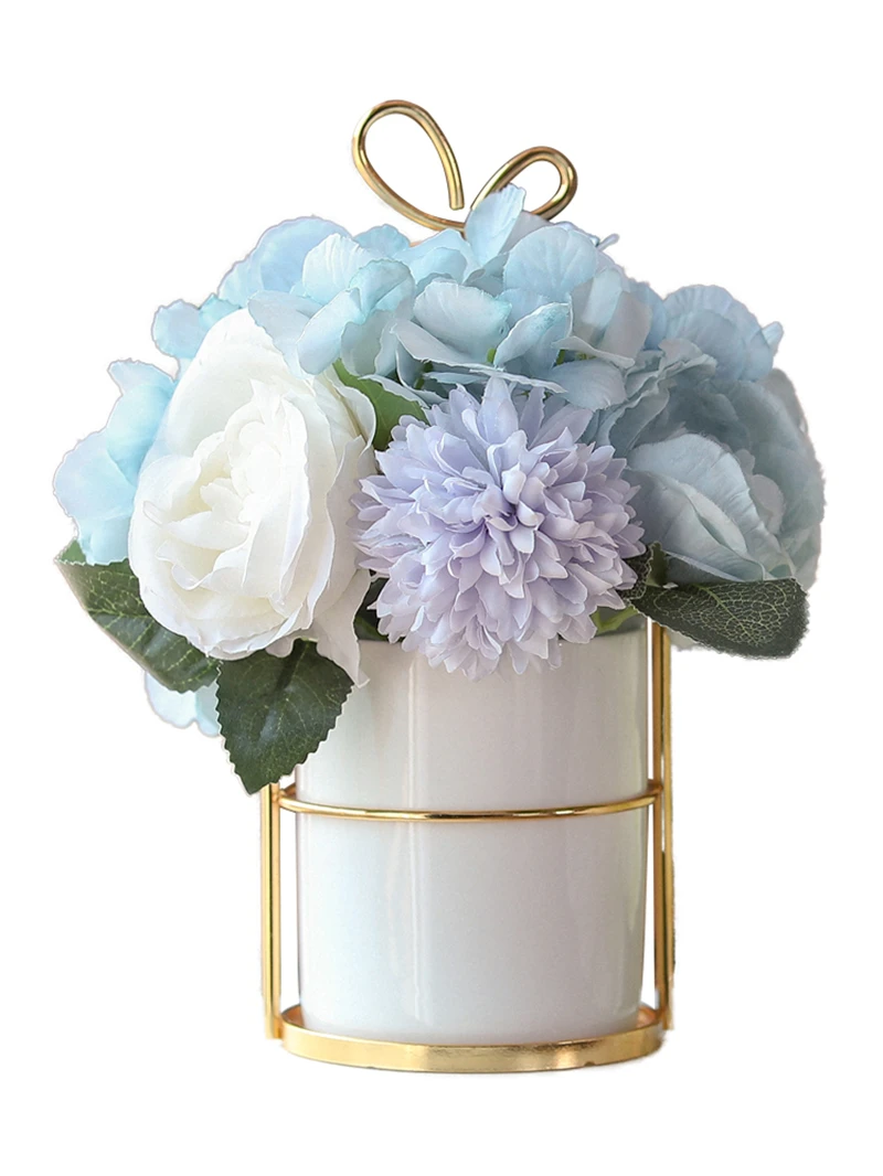 Высокое качество небольшой свежий дом гостиная поддельные цветы имитация букет