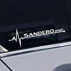 Наклейки на боковое окно для Renault Sandero, автомобильные Светоотражающие виниловые графические Автомобильные украшения, автомобильные наклейки и наклейки, аксессуары