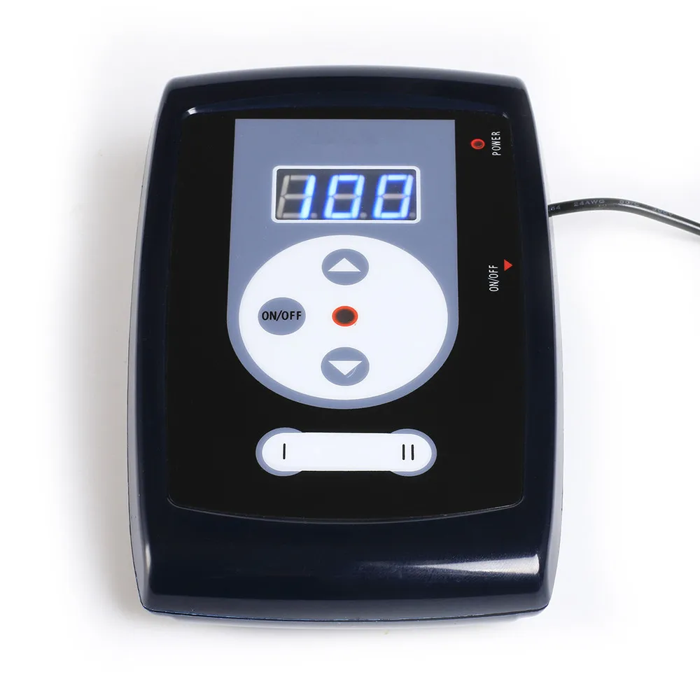Тату Новый ЖК цифровой источник питания татуировки + педаль зажим шнур комплект
