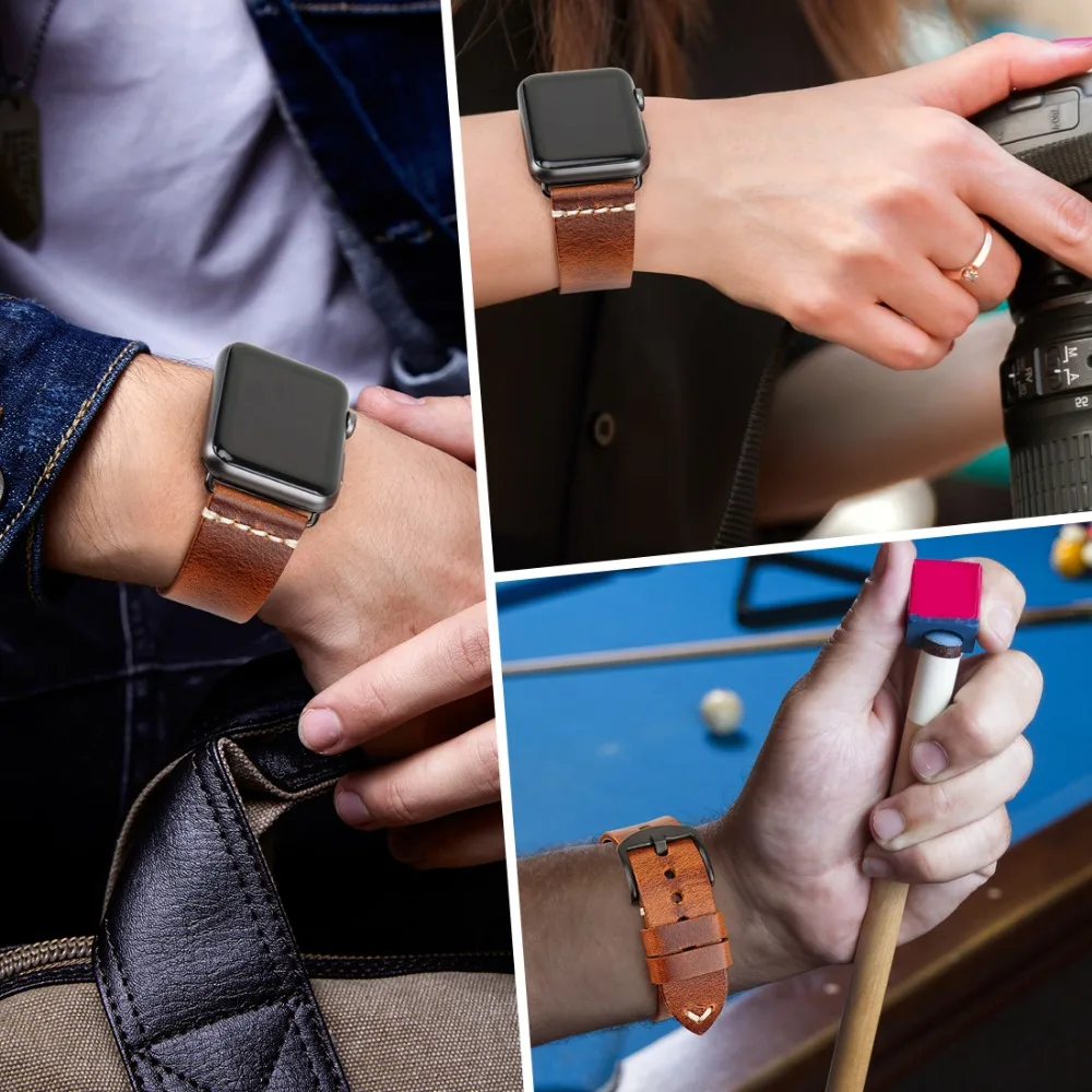 Maikes Новый Дизайн Аксессуары для часов Ремешок Apple Watch полосы 42 мм и ремень 38 iwatch