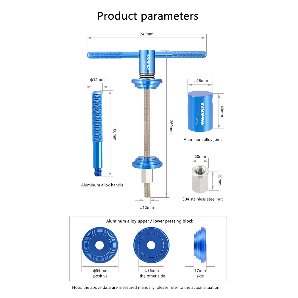 

Mountain Bike Press-in Wrist Pressing Tool Repair Removal Tool Bicycle Bottom Bracket Hub Bowl Combustion Tools